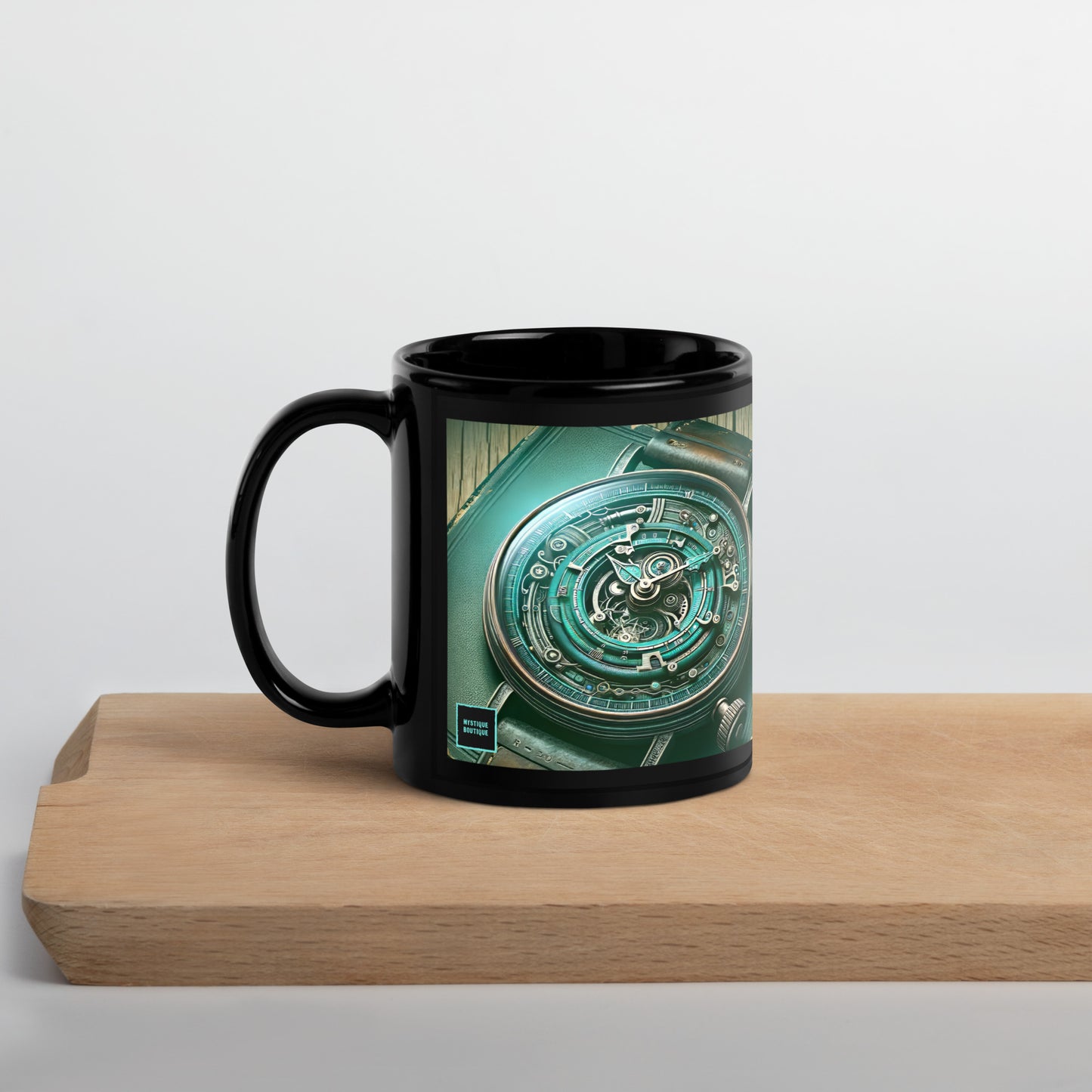 Black Glossy Mug_Time-Twisting Heist