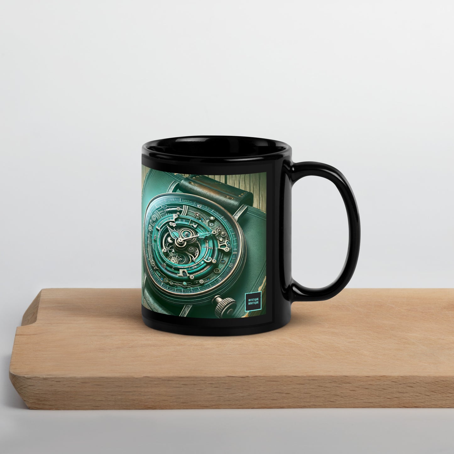 Black Glossy Mug_Time-Twisting Heist