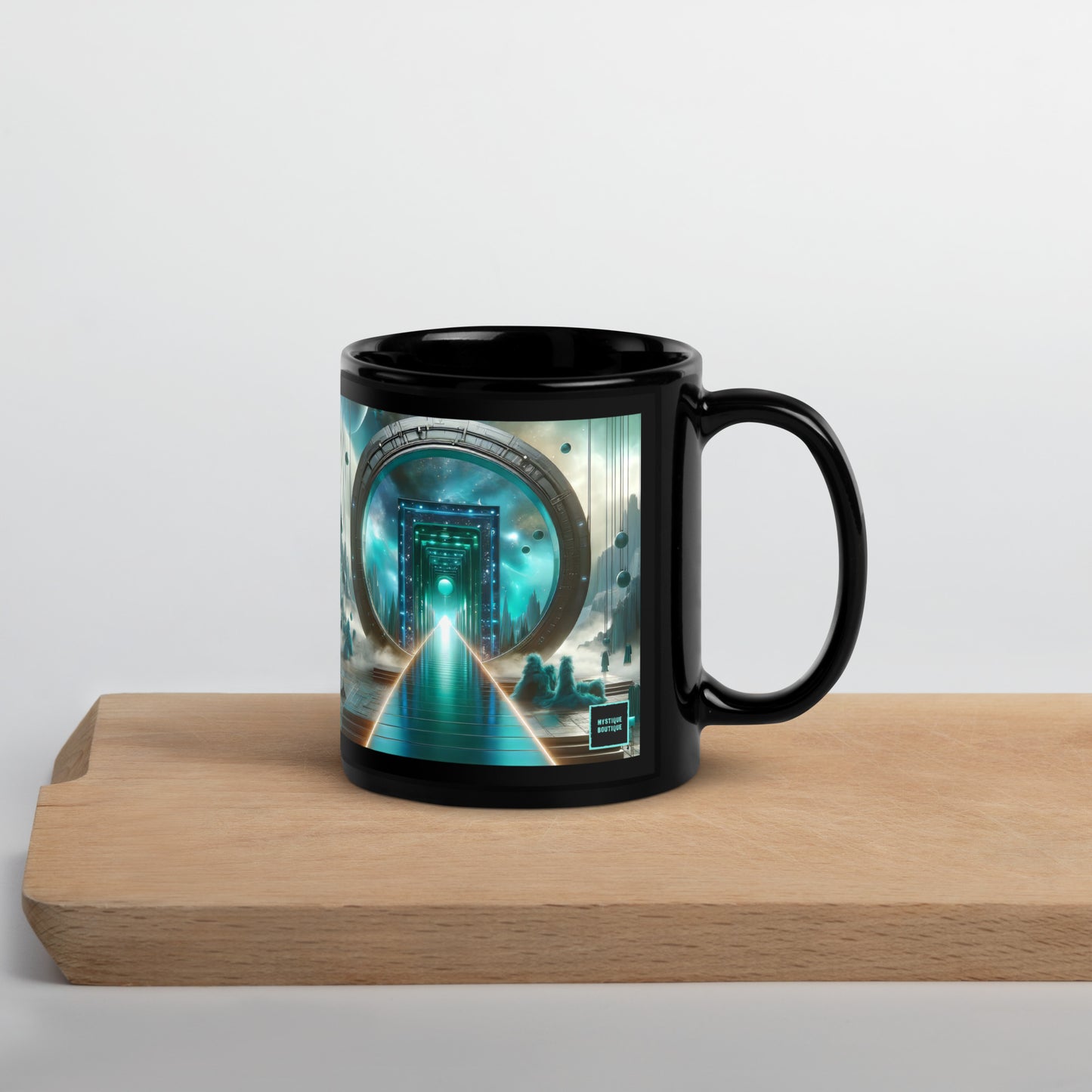 Black Glossy Mug_Galactic Fashionista