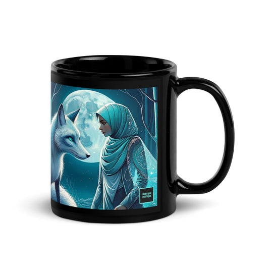 Black Glossy Mug_Midnight Fox