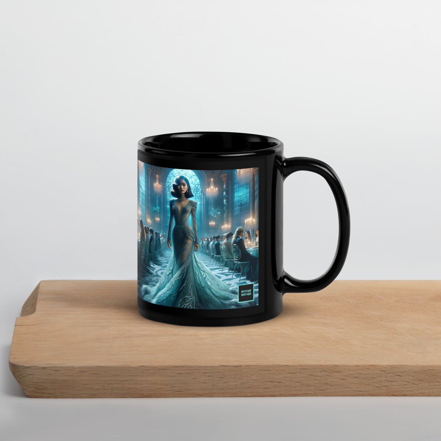 Black Glossy Mug_Midnight Fashion Ball