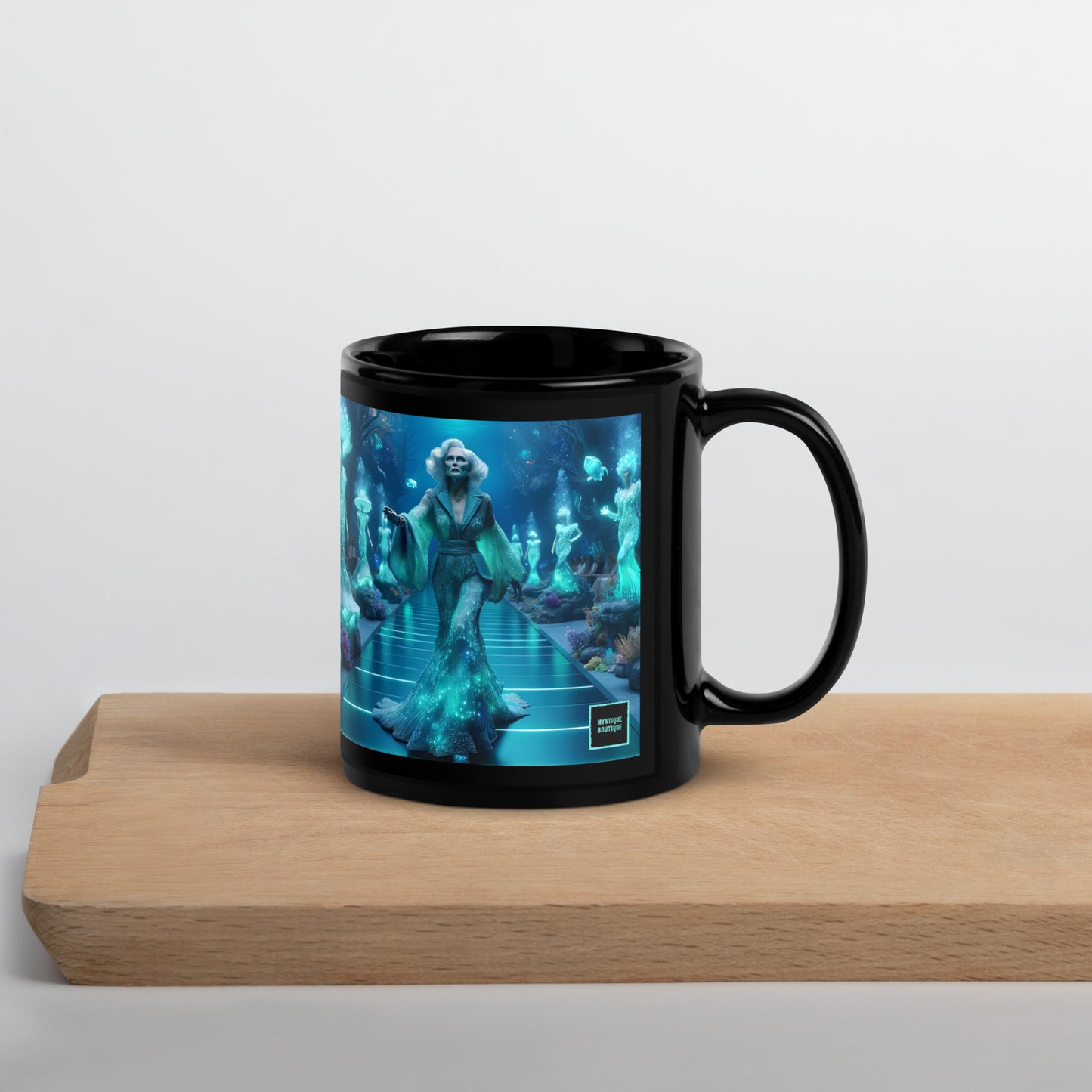 Black Glossy Mug_Underwater Runway