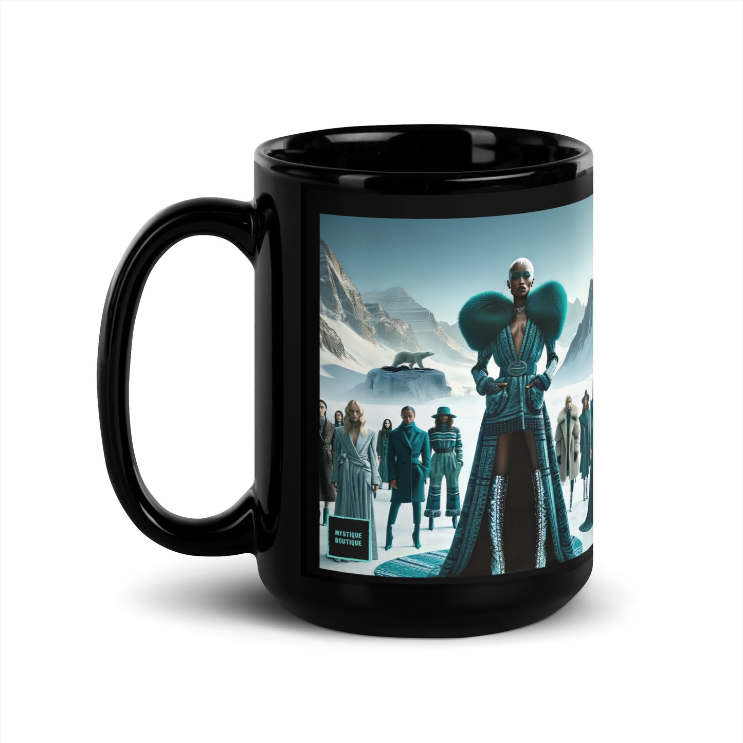 Black Glossy Mug_Mountaintop Retreat