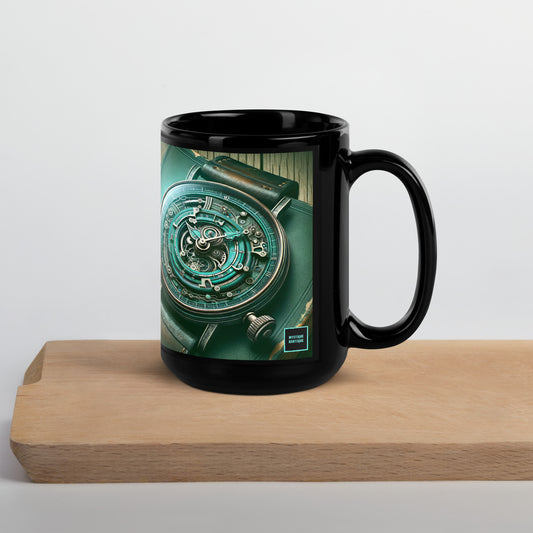 Black Glossy Mug_Time-Twisting Heist