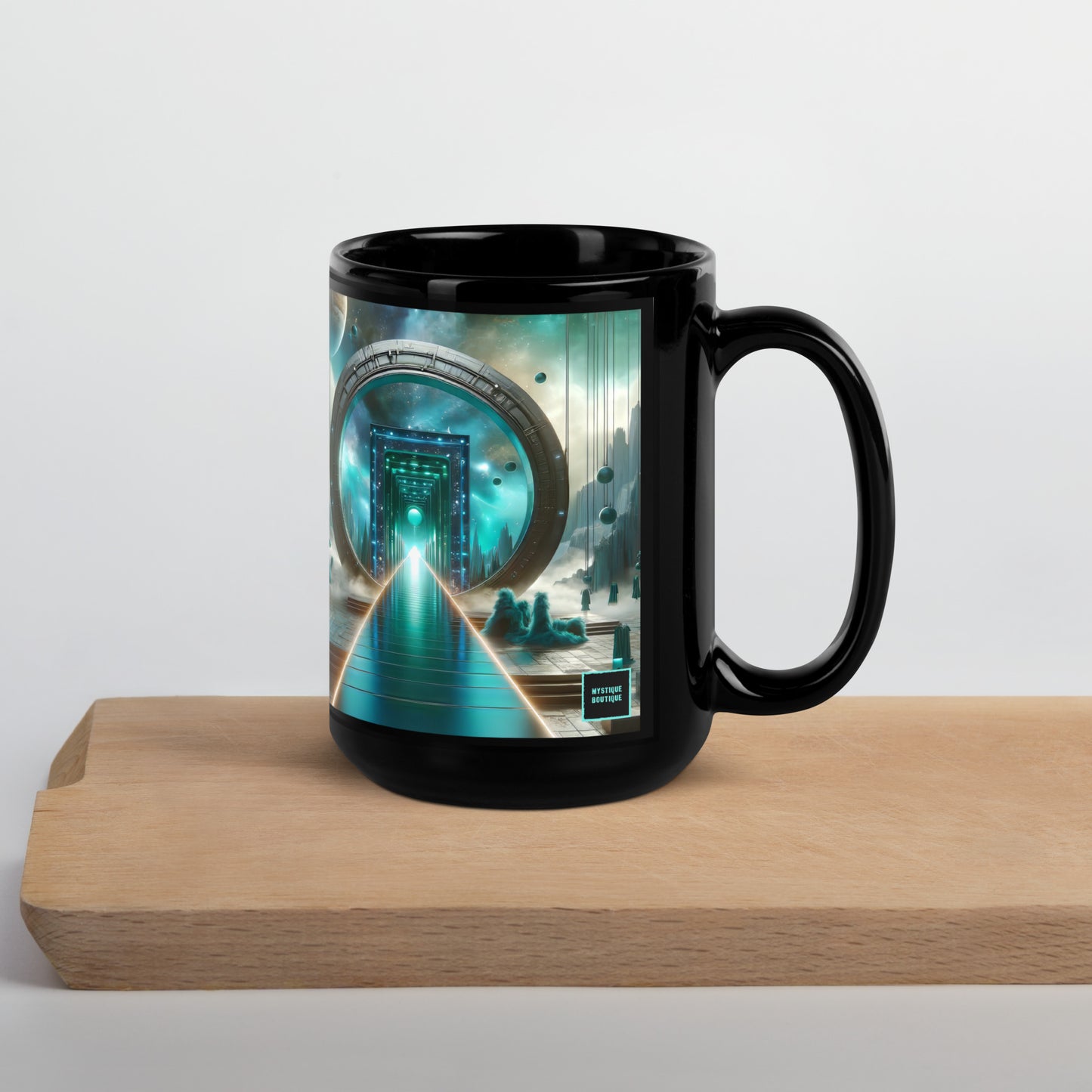 Black Glossy Mug_Galactic Fashionista