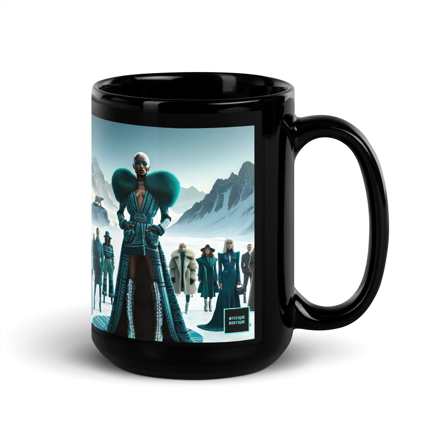 Black Glossy Mug_Mountaintop Retreat