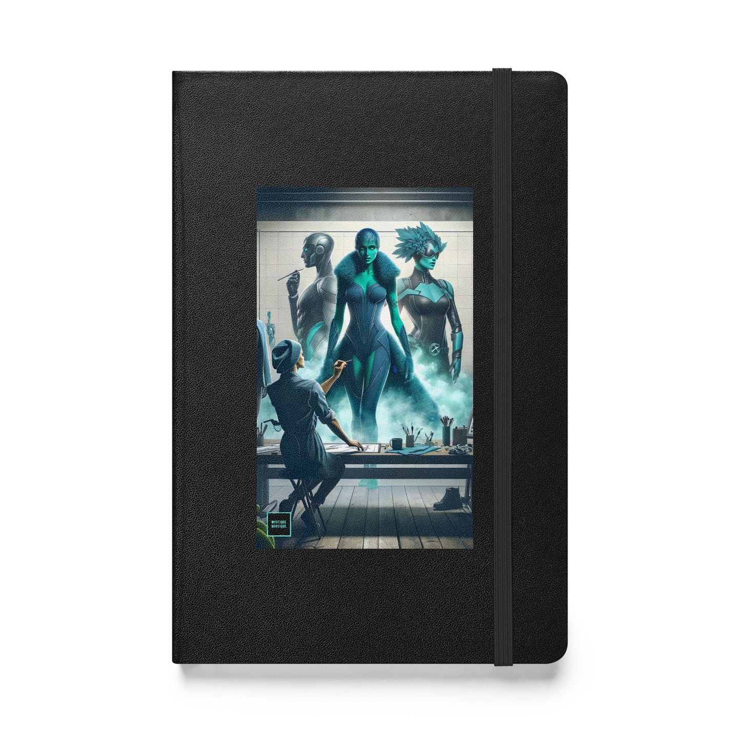 Hardcover bound notebook_Superhero City