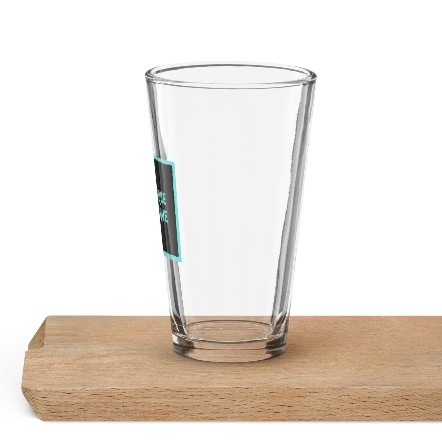 Shaker pint glass