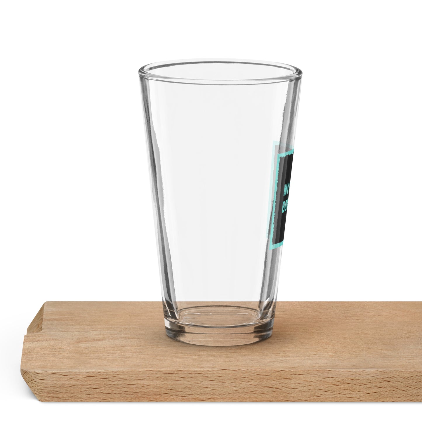 Shaker pint glass