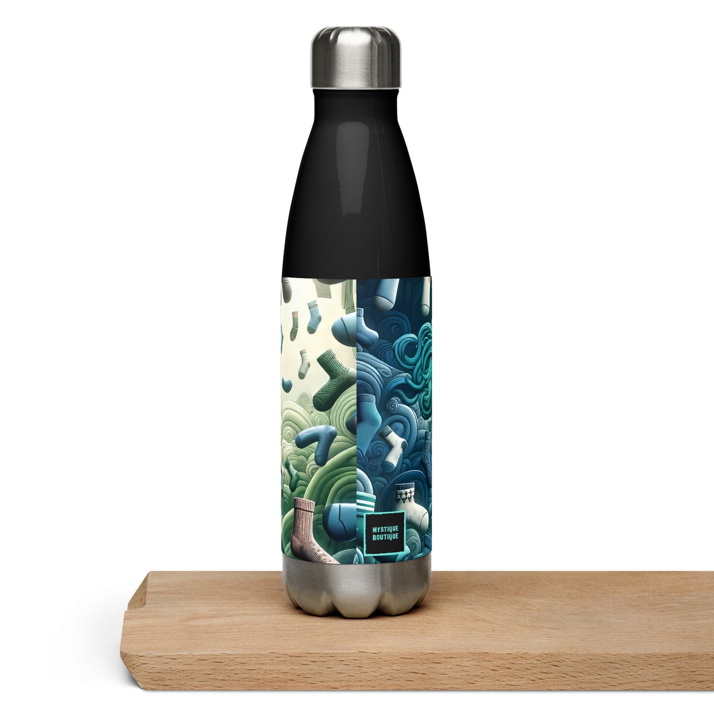 Stainless steel water bottle_Land of Lost Socks