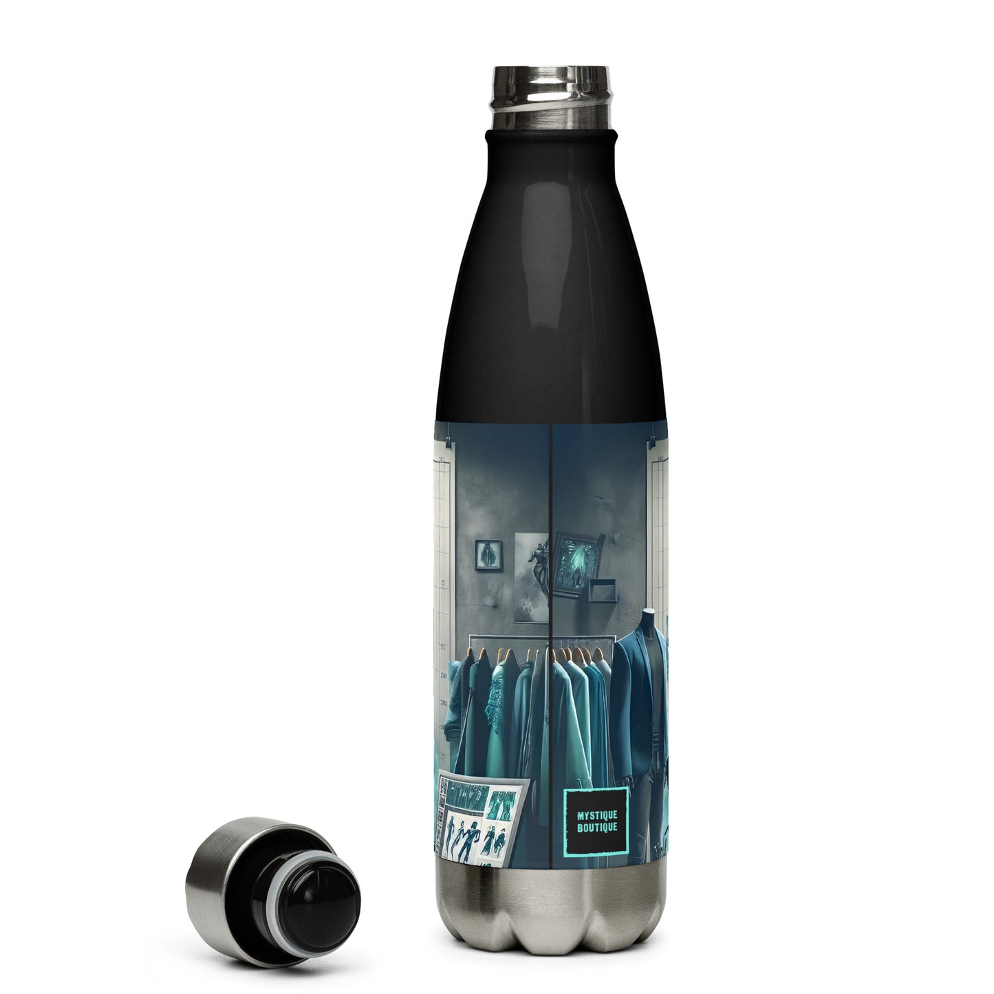 Stainless steel water bottle_Superhero City