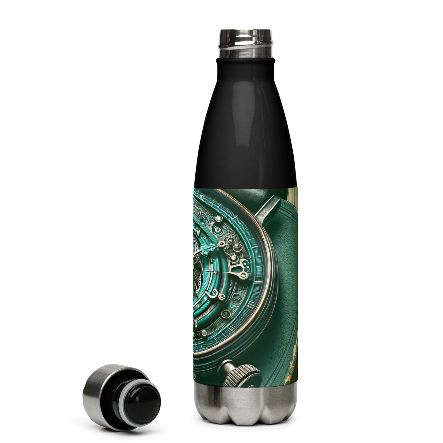 Stainless steel water bottle_Time-Twisting Heist