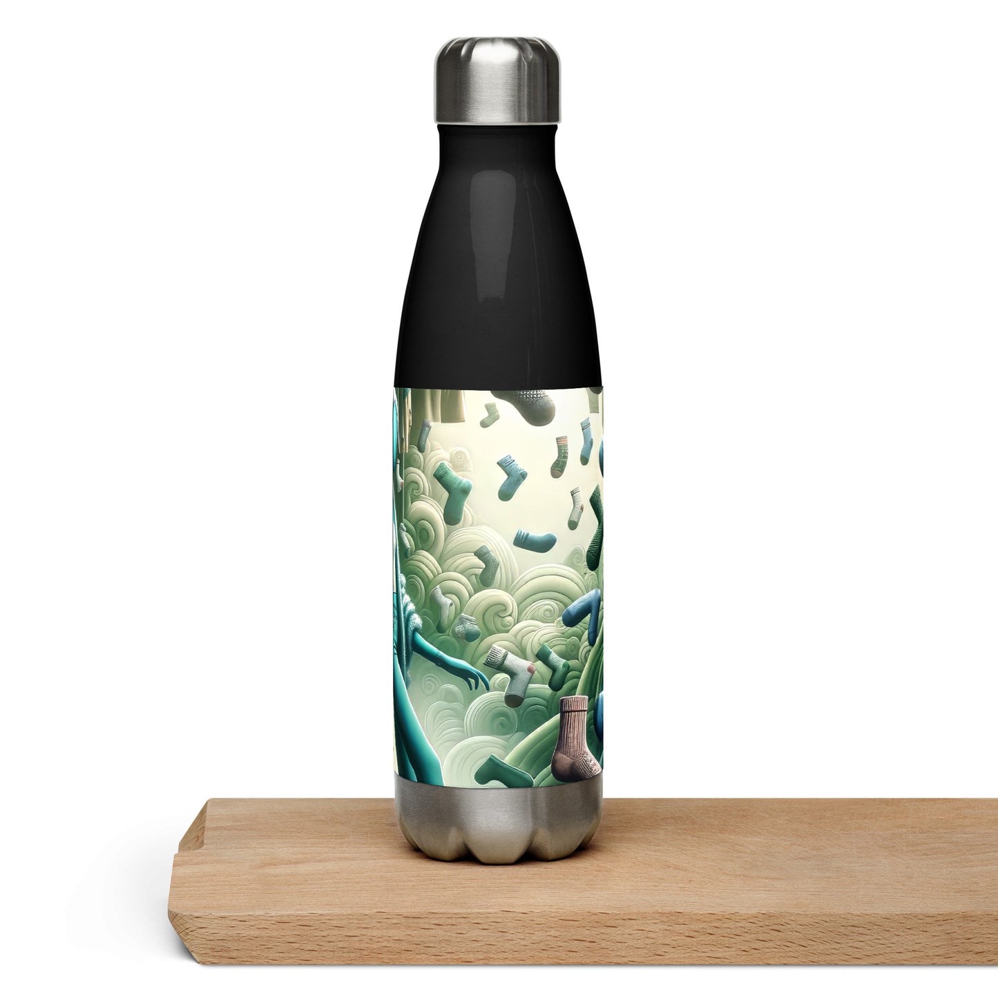 Stainless steel water bottle_Land of Lost Socks