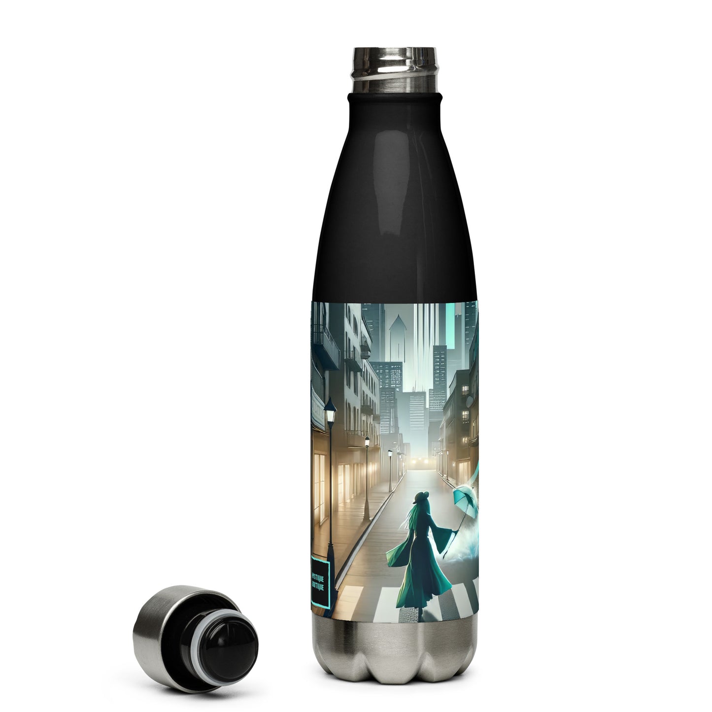 Stainless steel water bottle_Enchanted Graffiti