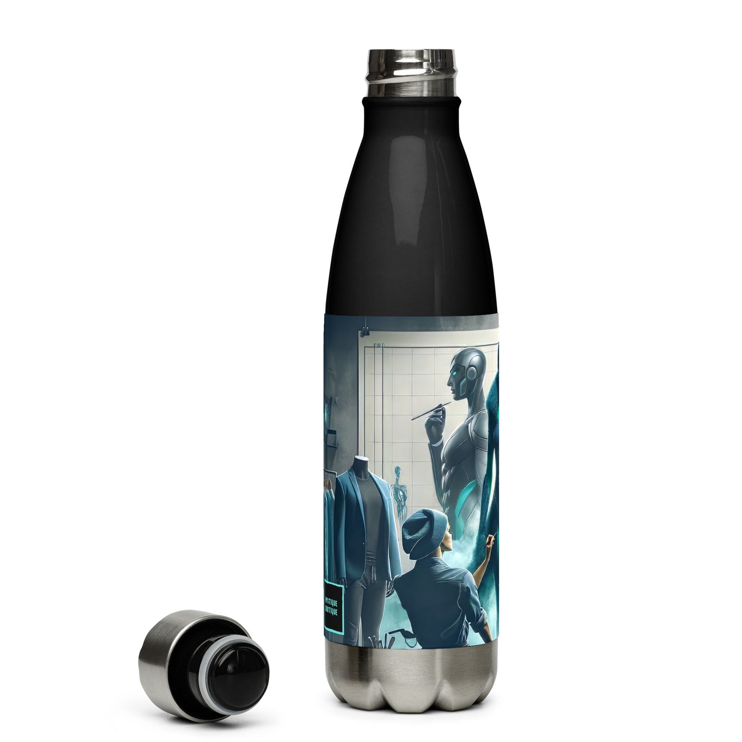 Stainless steel water bottle_Superhero City