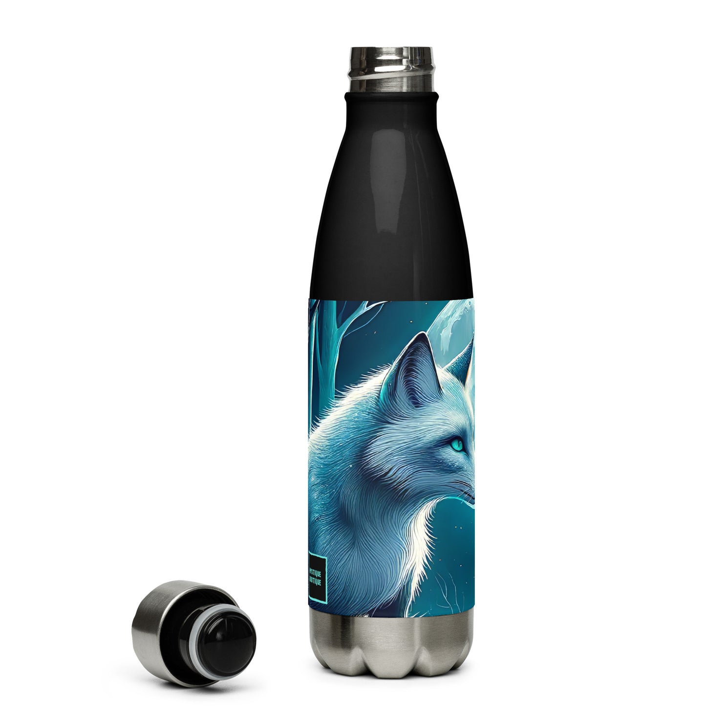 Stainless steel water bottle_Midnight Fox