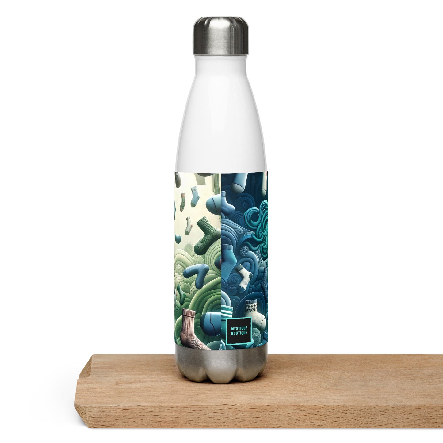 Stainless steel water bottle_Land of Lost Socks