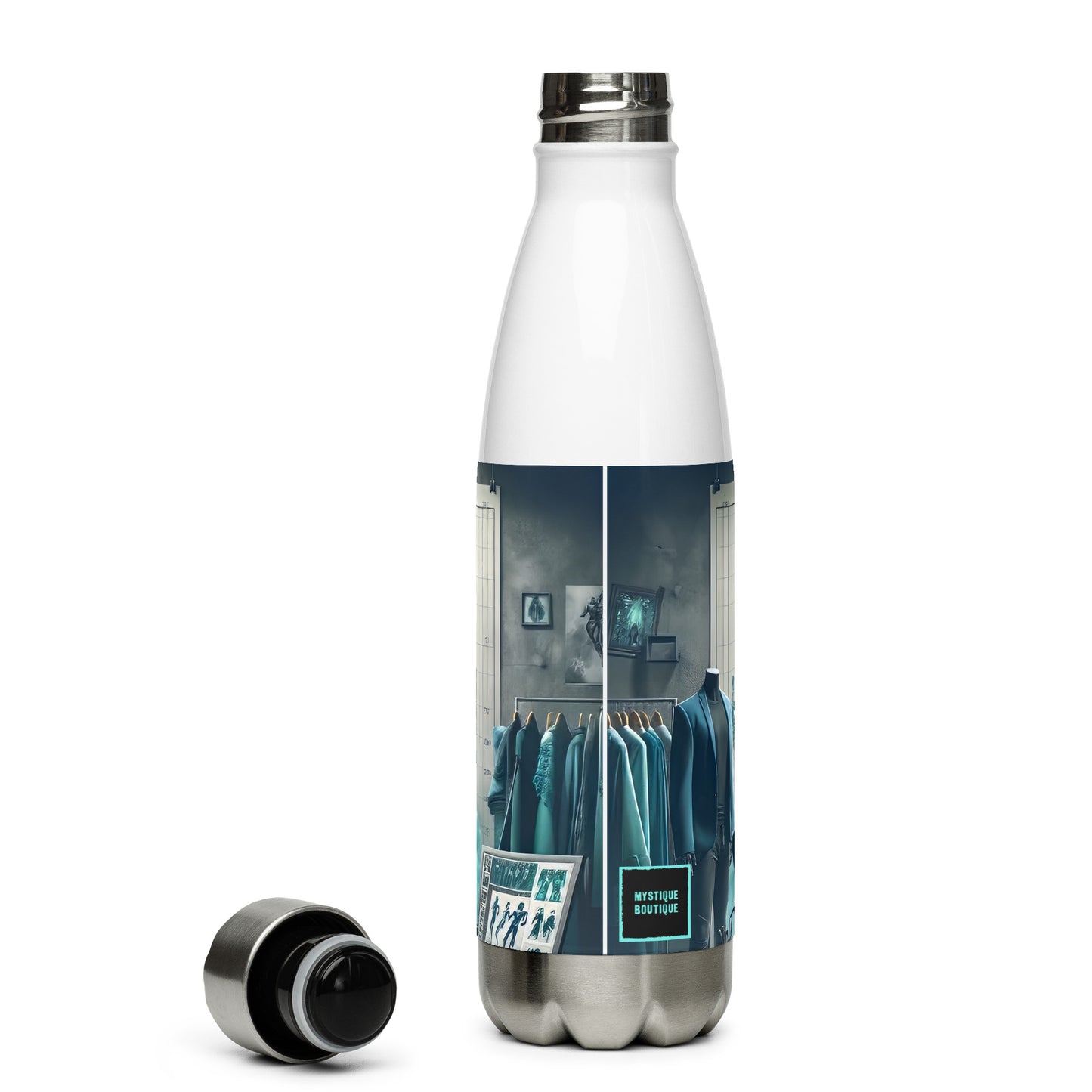 Stainless steel water bottle_Superhero City