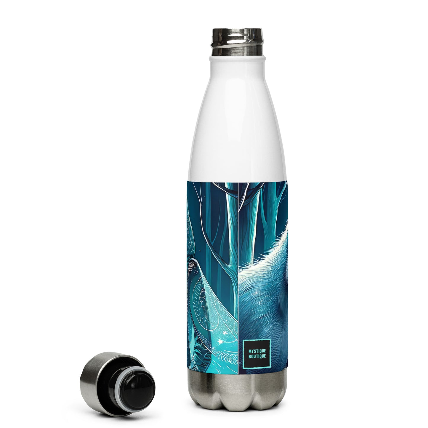 Stainless steel water bottle_Midnight Fox