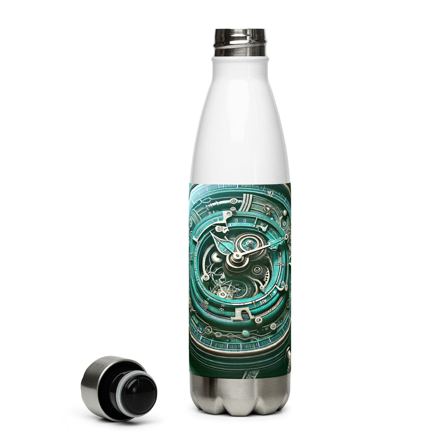 Stainless steel water bottle_Time-Twisting Heist