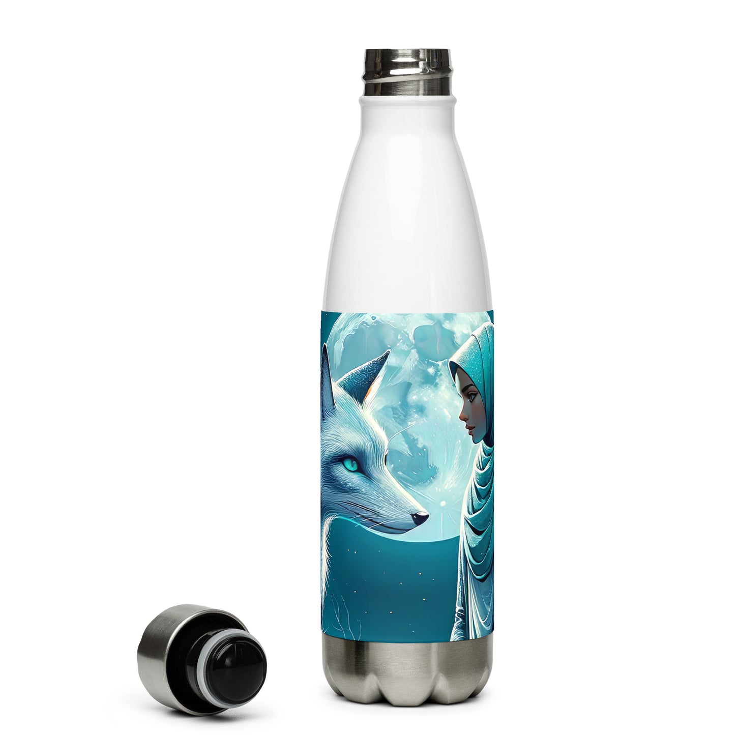 Stainless steel water bottle_Midnight Fox