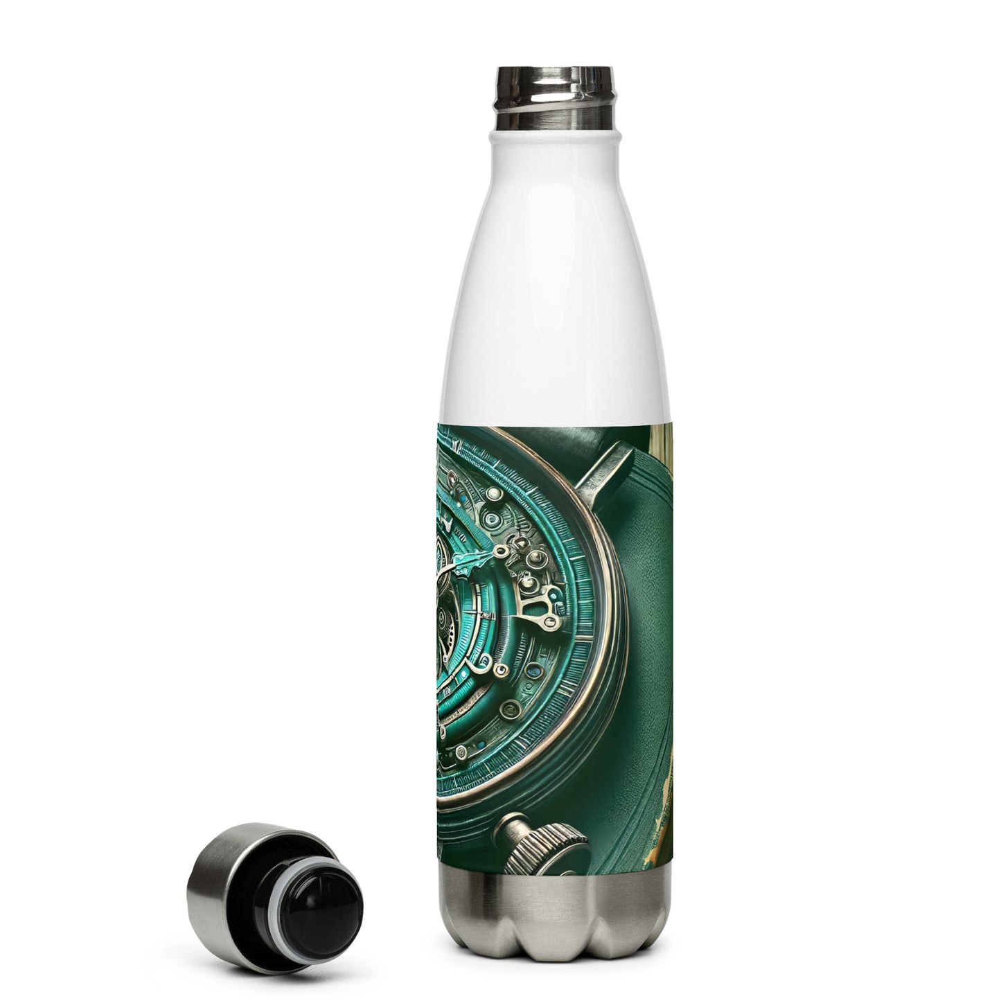 Stainless steel water bottle_Time-Twisting Heist