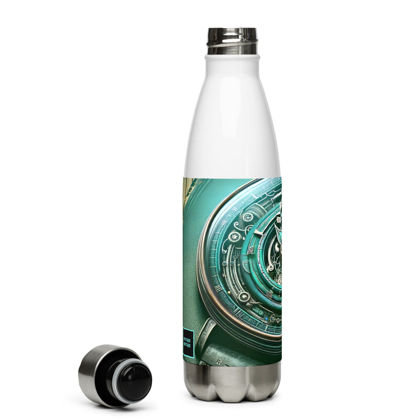 Stainless steel water bottle_Time-Twisting Heist