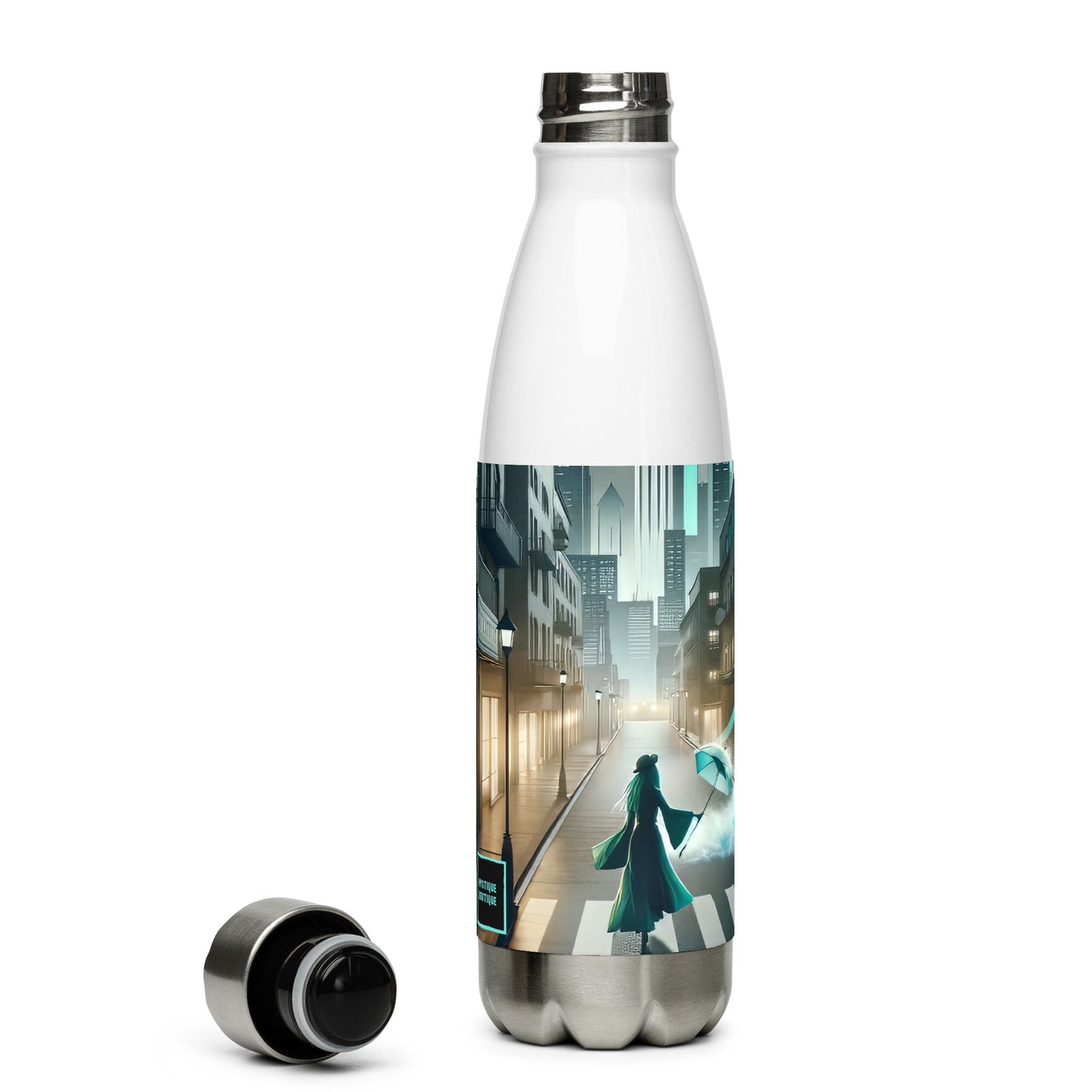 Stainless steel water bottle_Enchanted Graffiti