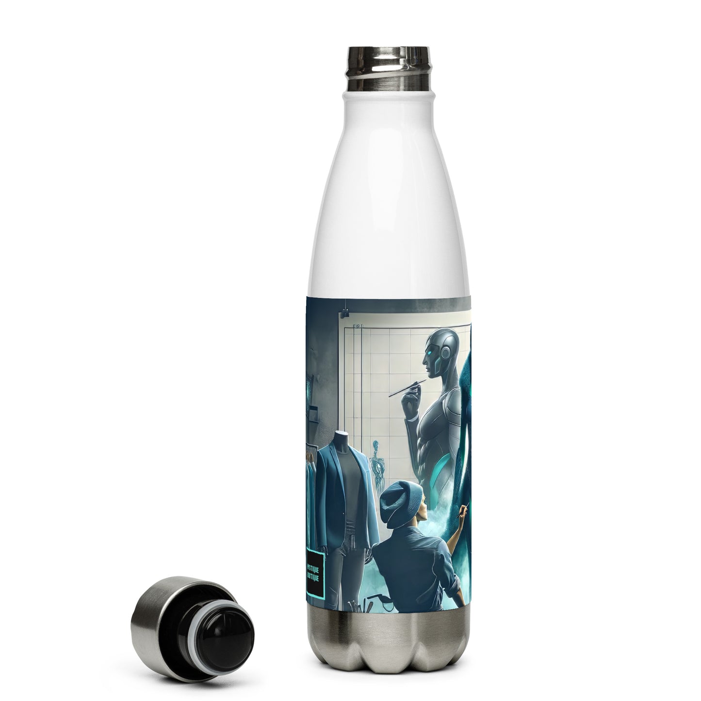 Stainless steel water bottle_Superhero City