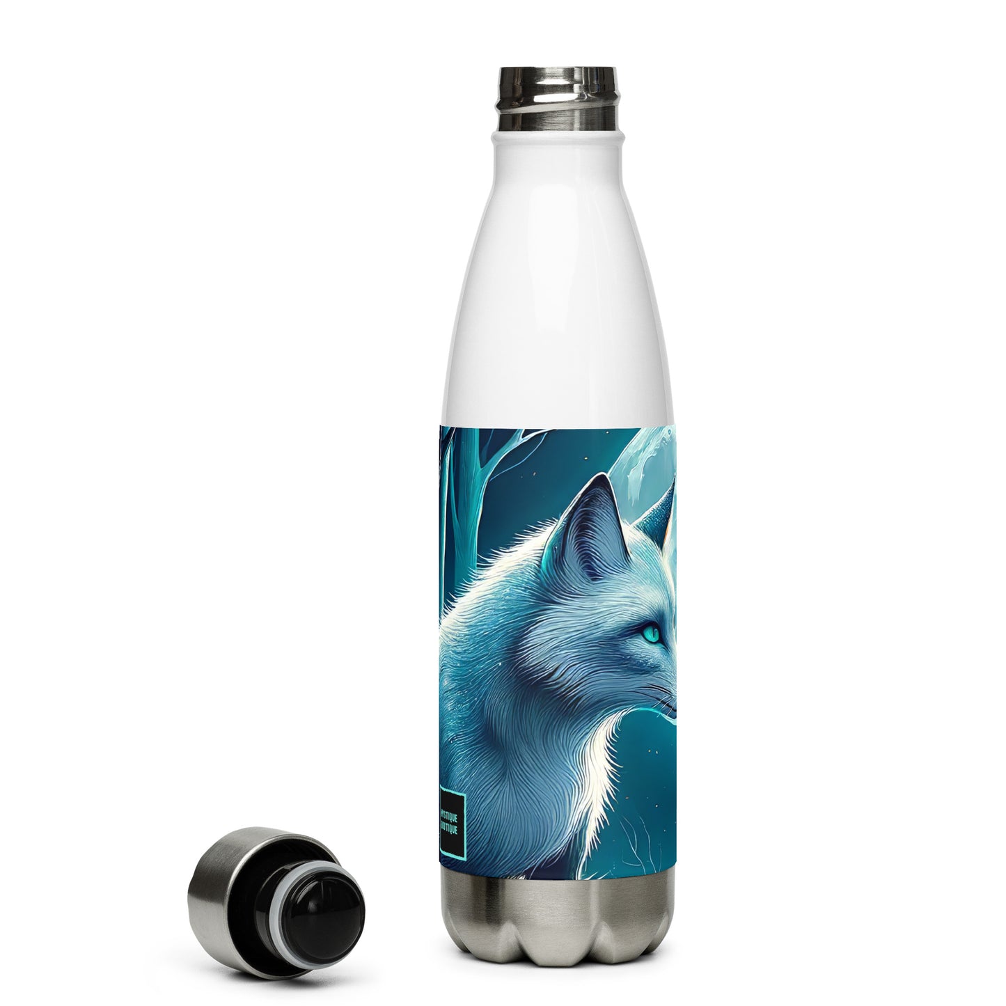 Stainless steel water bottle_Midnight Fox