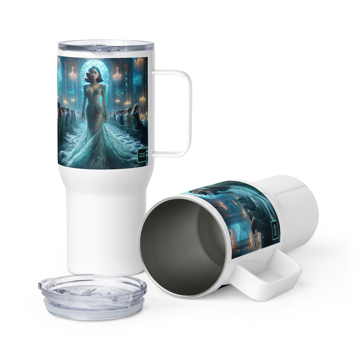 Travel mug with a handle_Midnight Fashion Ball