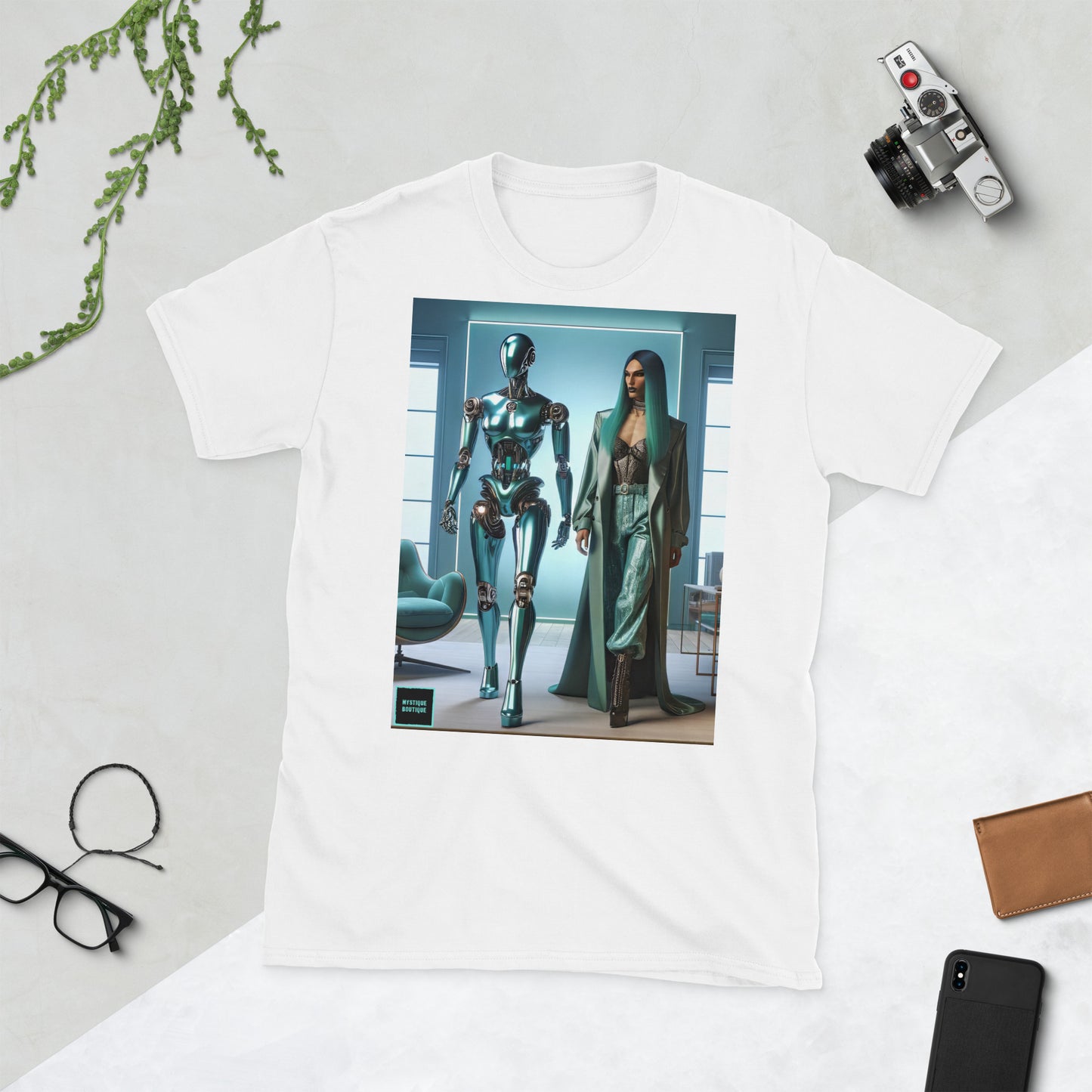 Short-Sleeve Unisex T-Shirt_Robot Companion