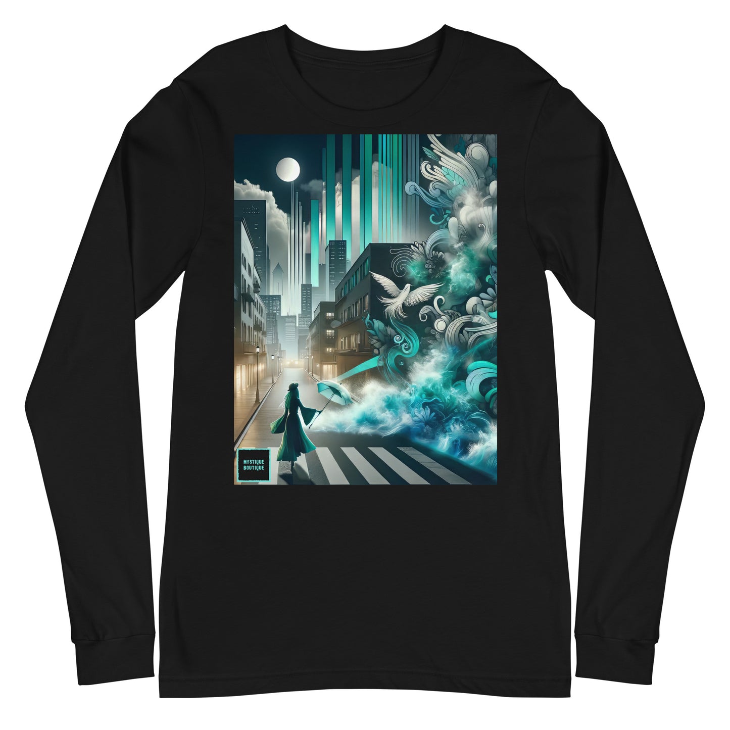 Unisex Long Sleeve Tee_Enchanted Graffiti