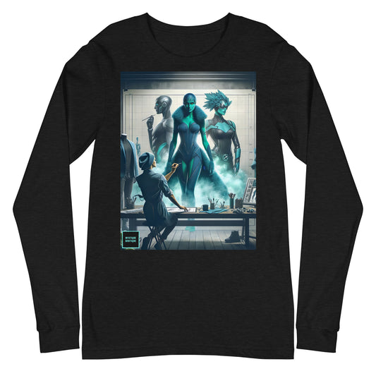 Unisex Long Sleeve Tee_Superhero City