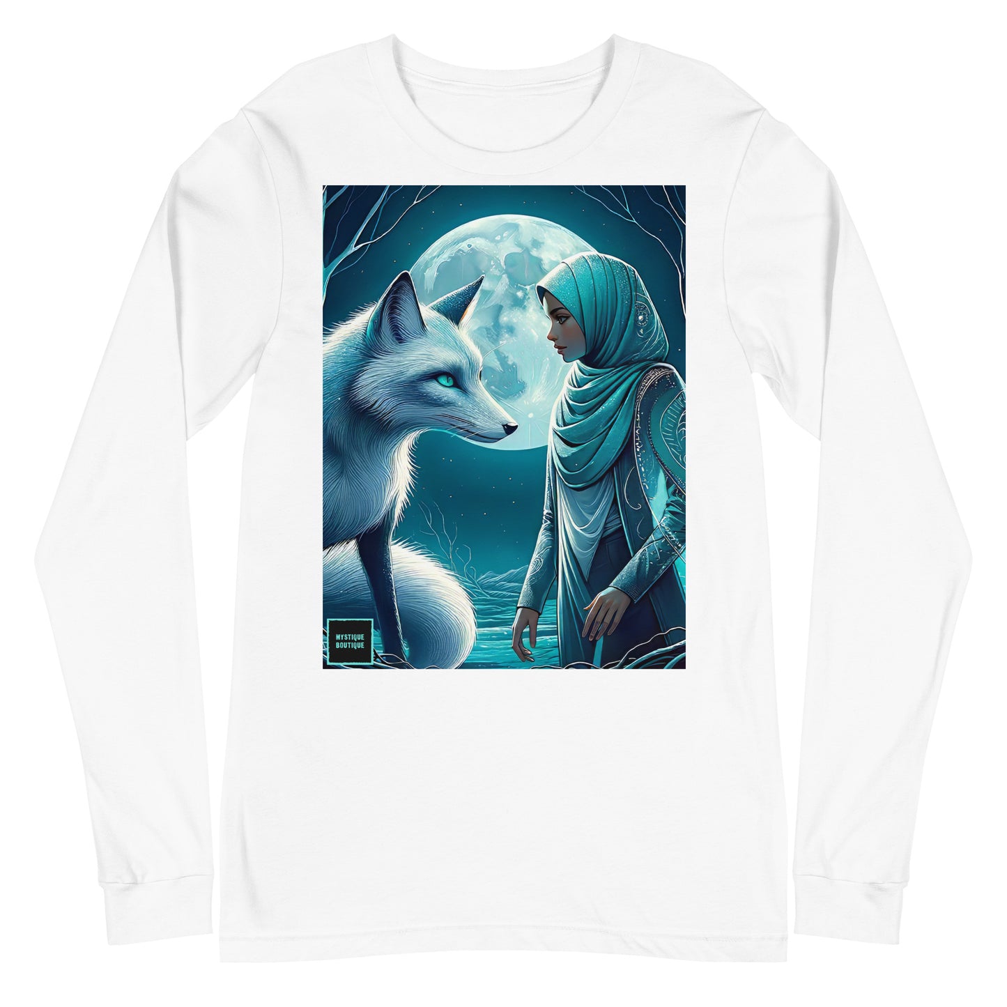 Unisex Long Sleeve Tee_Midnight Fox