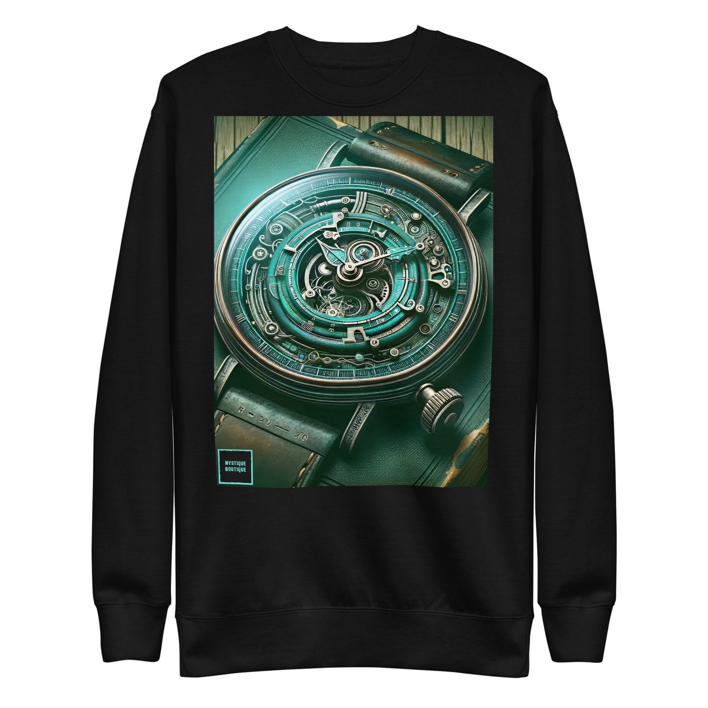 Unisex Premium Sweatshirt_Time-Twisting Heist