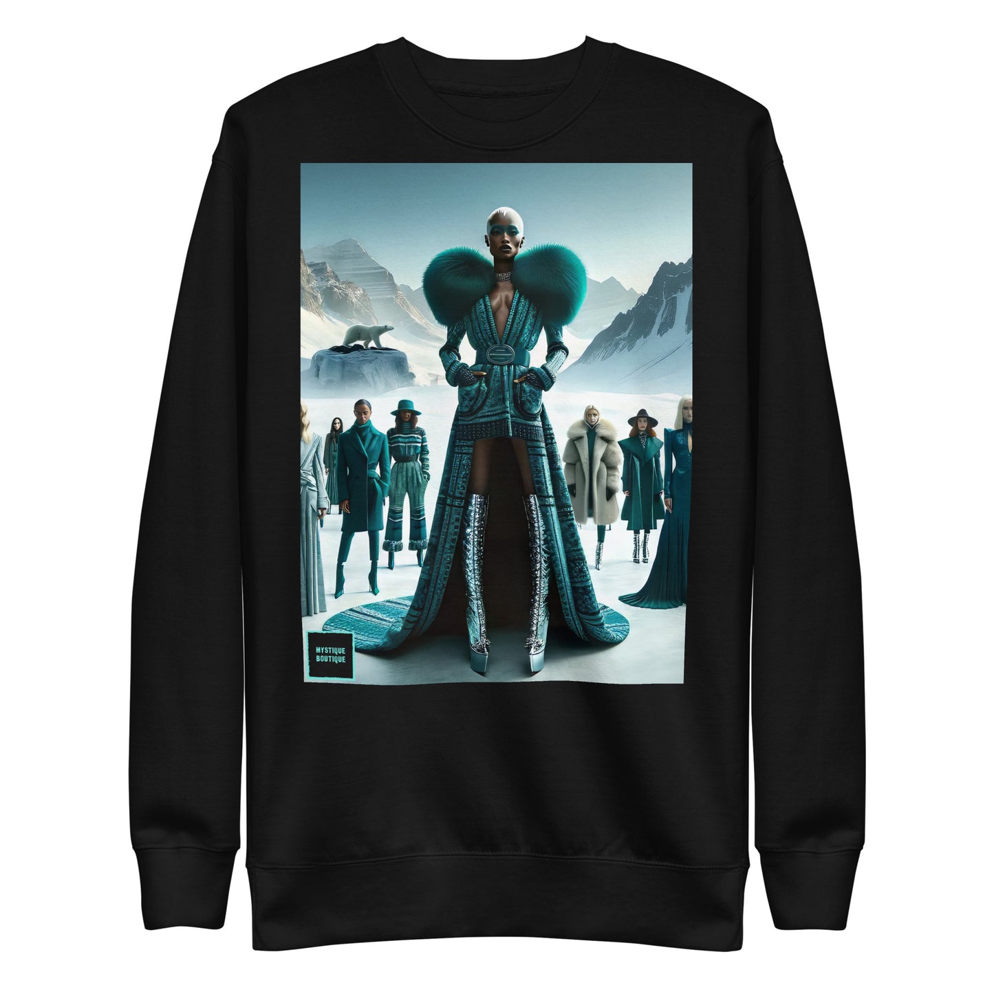 Unisex Premium Sweatshirt_Mountaintop Retreat