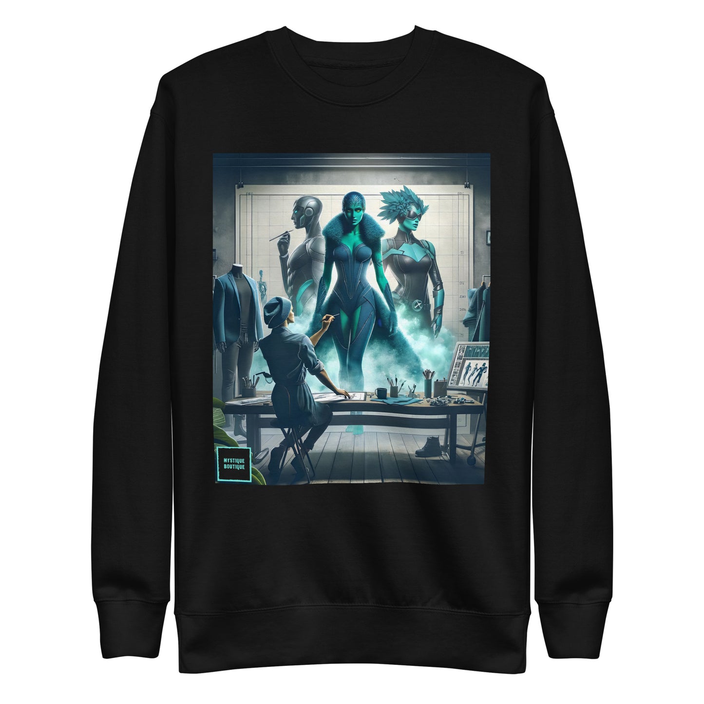 Unisex Premium Sweatshirt_Superhero City