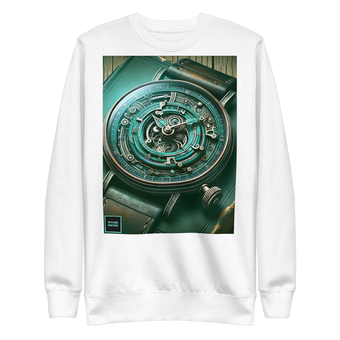 Unisex Premium Sweatshirt_Time-Twisting Heist