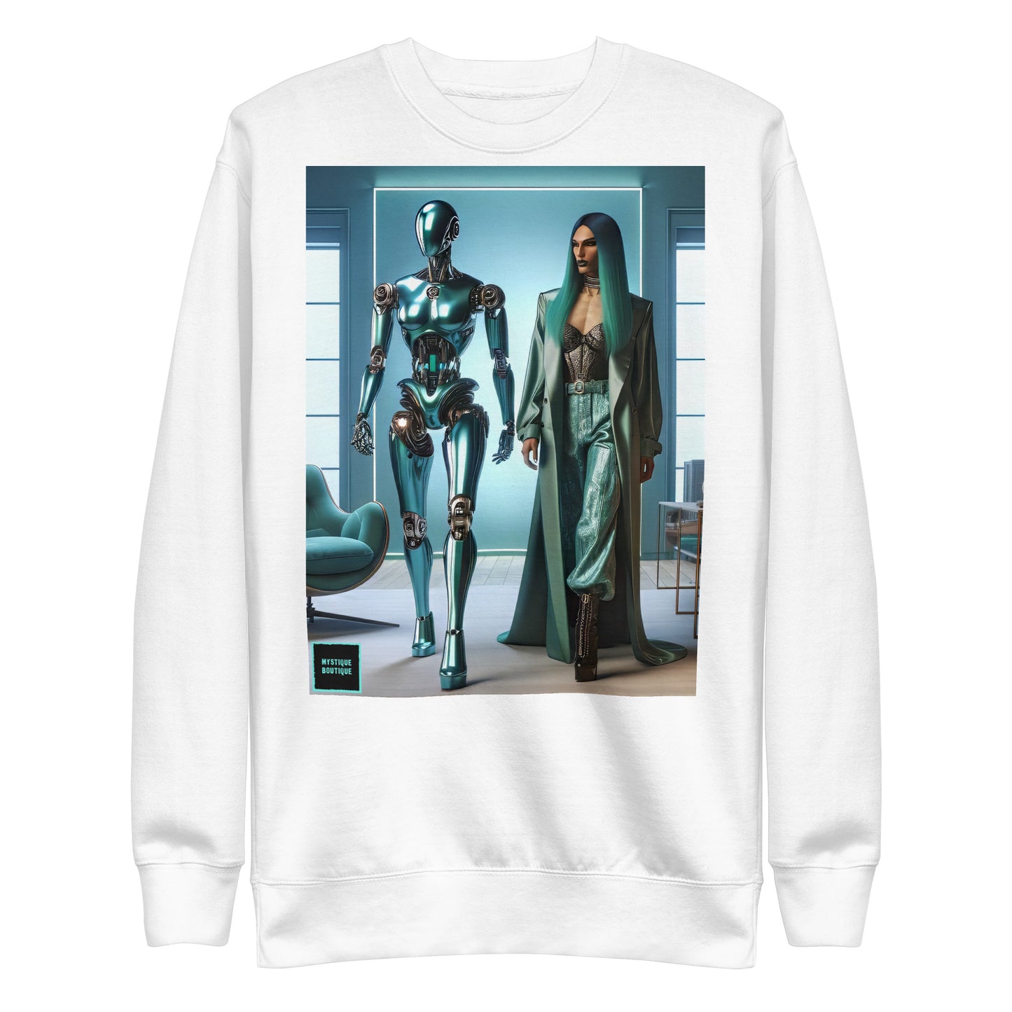 Unisex Premium Sweatshirt_Robot Companion