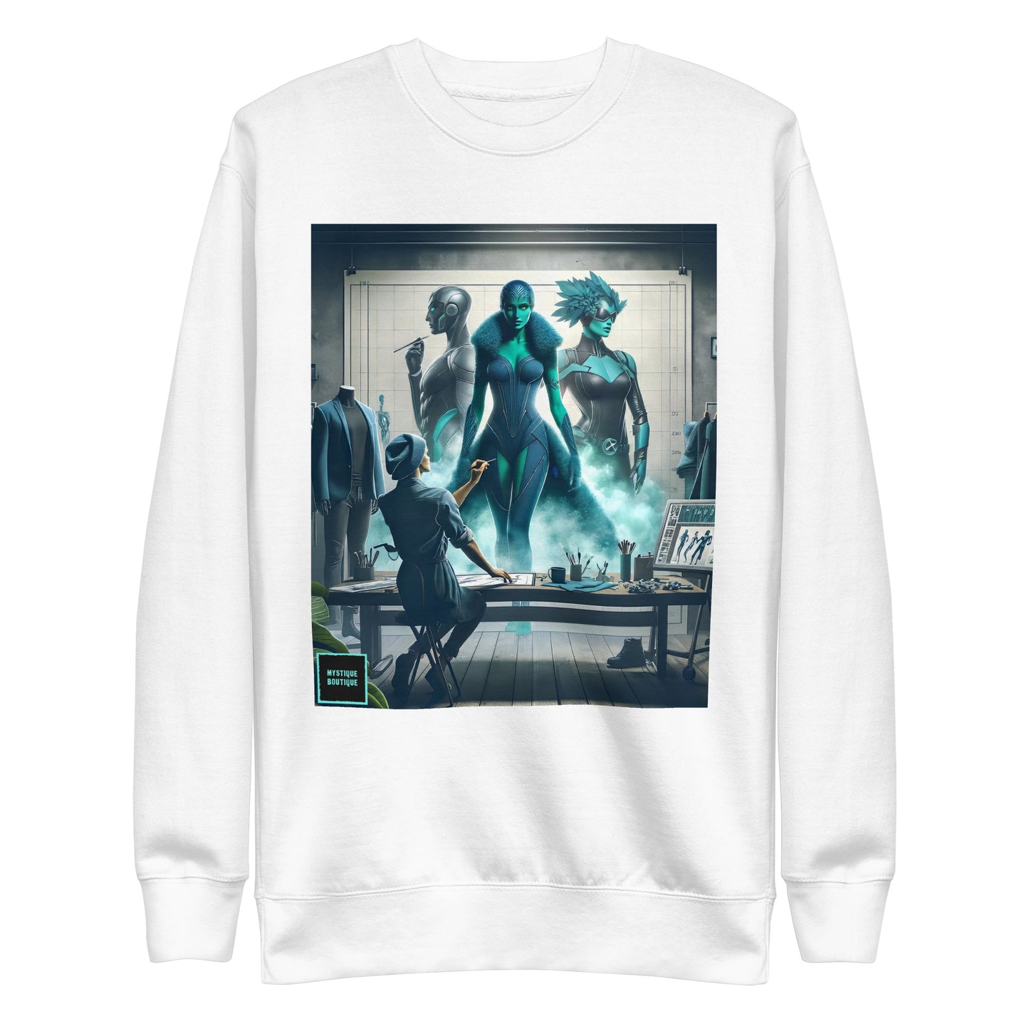 Unisex Premium Sweatshirt_Superhero City