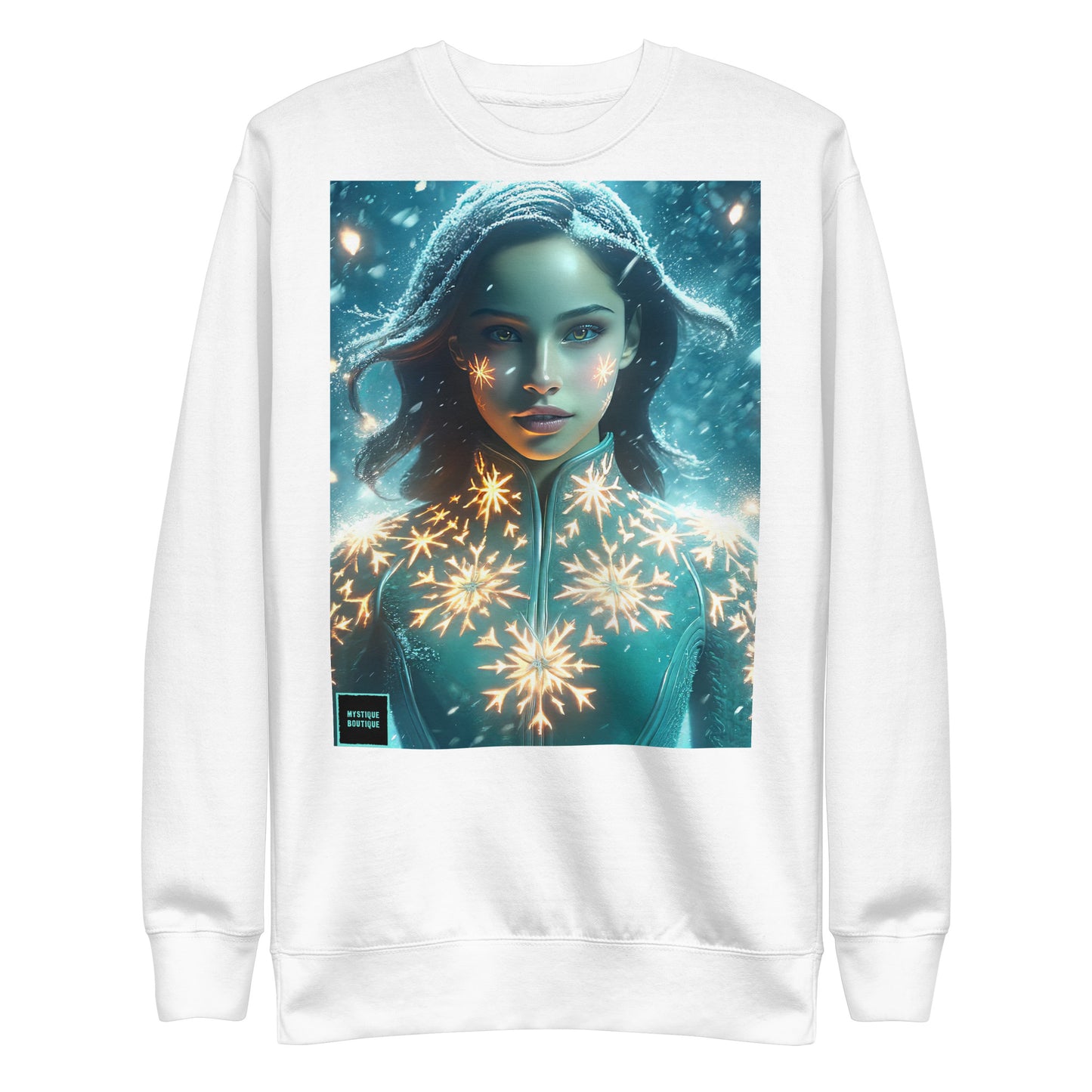 Unisex Premium Sweatshirt_Snowflake Conjuror